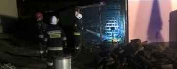 Nocna akcja strażaków w Dygowie