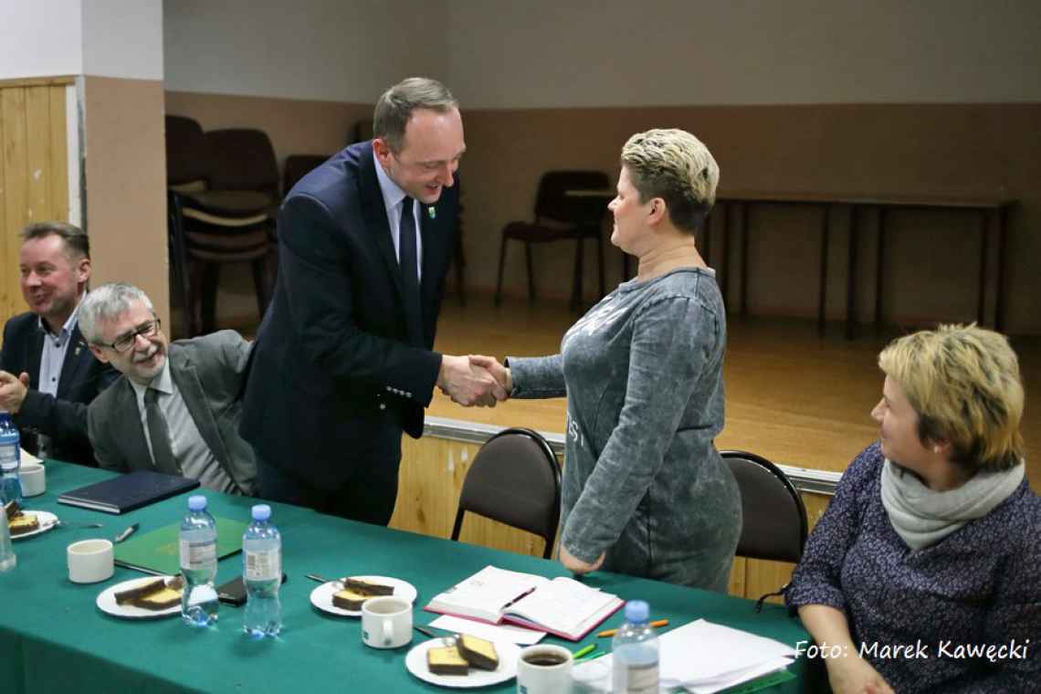 Zebranie wiejskie w Gąskowie. Marzena Bociańska wybrana sołtyską na drugą kadencję
