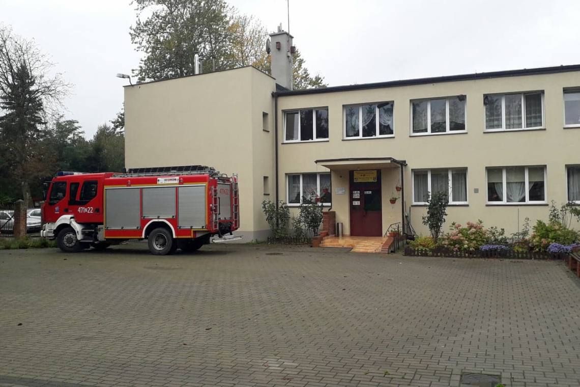 Ćwiczenia pożarowe w DPS Piotrowice