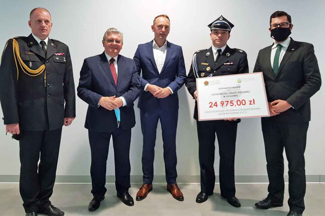 Jednostka OSP Dygowo otrzymała wsparcie finansowe