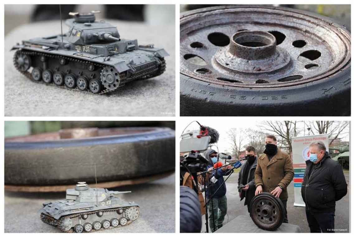 Niezwykła historia artefaktu z niemieckiego czołgu  