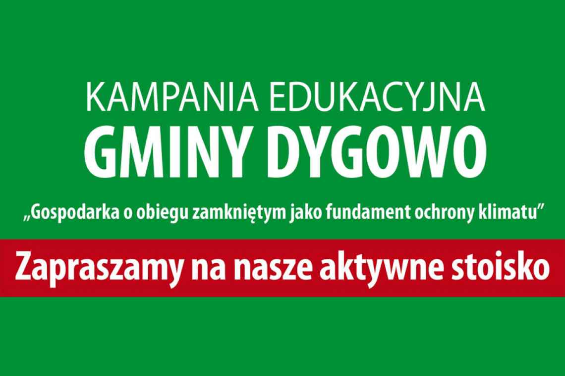 Gmina Dygowo zaprasza w sobotę na stoisko edukacyjne