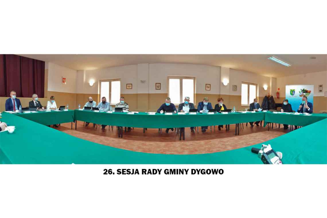 26. Sesja Rady Gminy Dygowo (wideo)