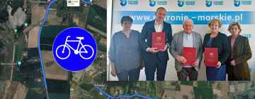 Kilometry ścieżek rowerowych w gminie Dygowo i Ustronie Morskie