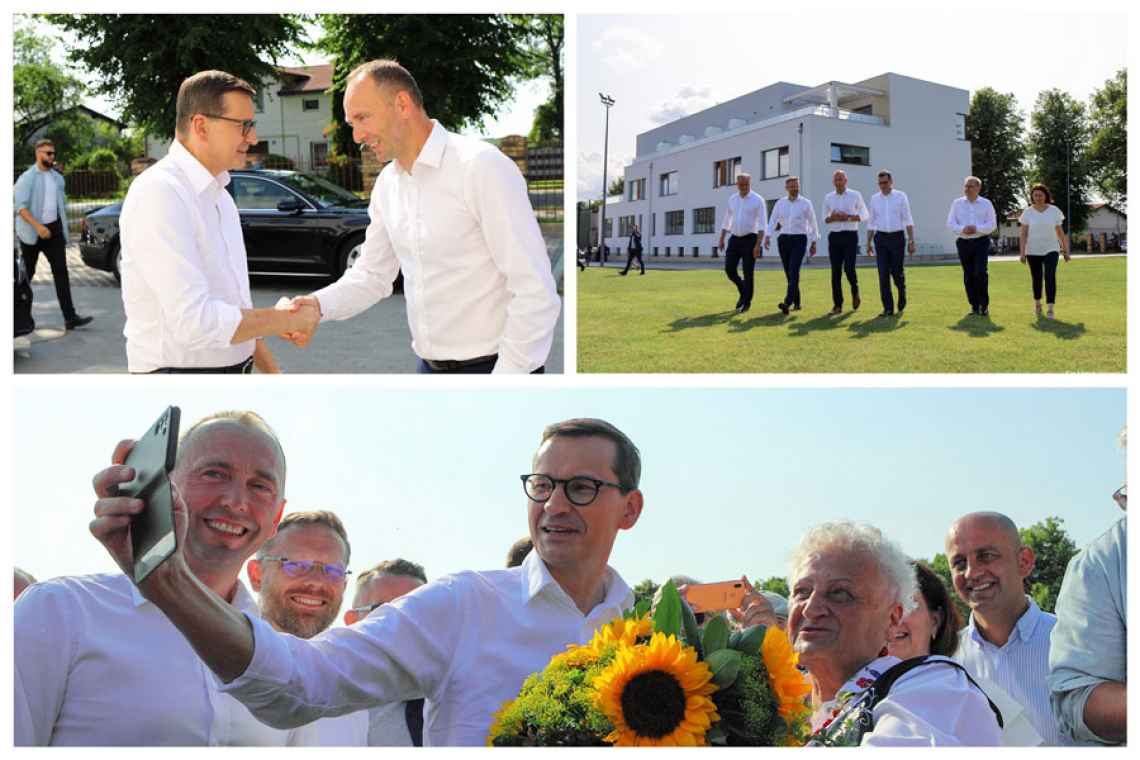 Premier Mateusz Morawiecki odwiedził Dygowo