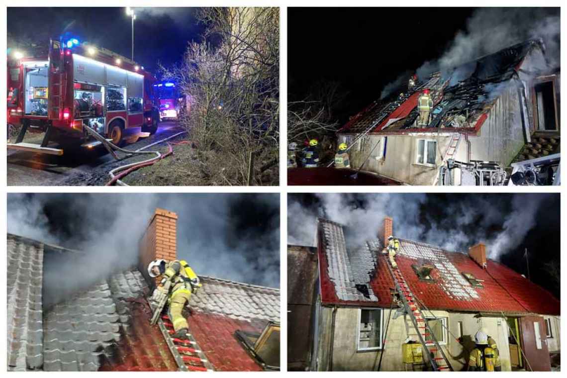 W Stramnicy spłonął budynek mieszkalny