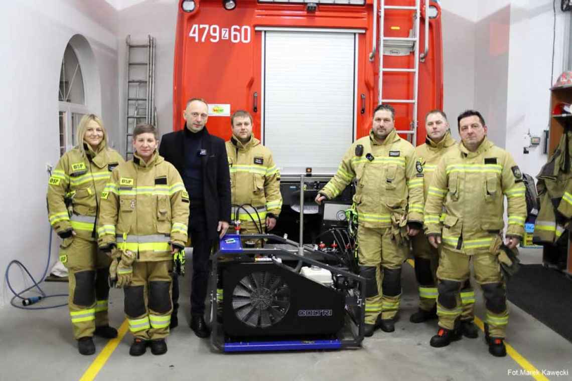 Nowy sprzęt  OSP we Wrzosowie to bezpieczeństwo strażaków i skuteczność  działań ratunkowych